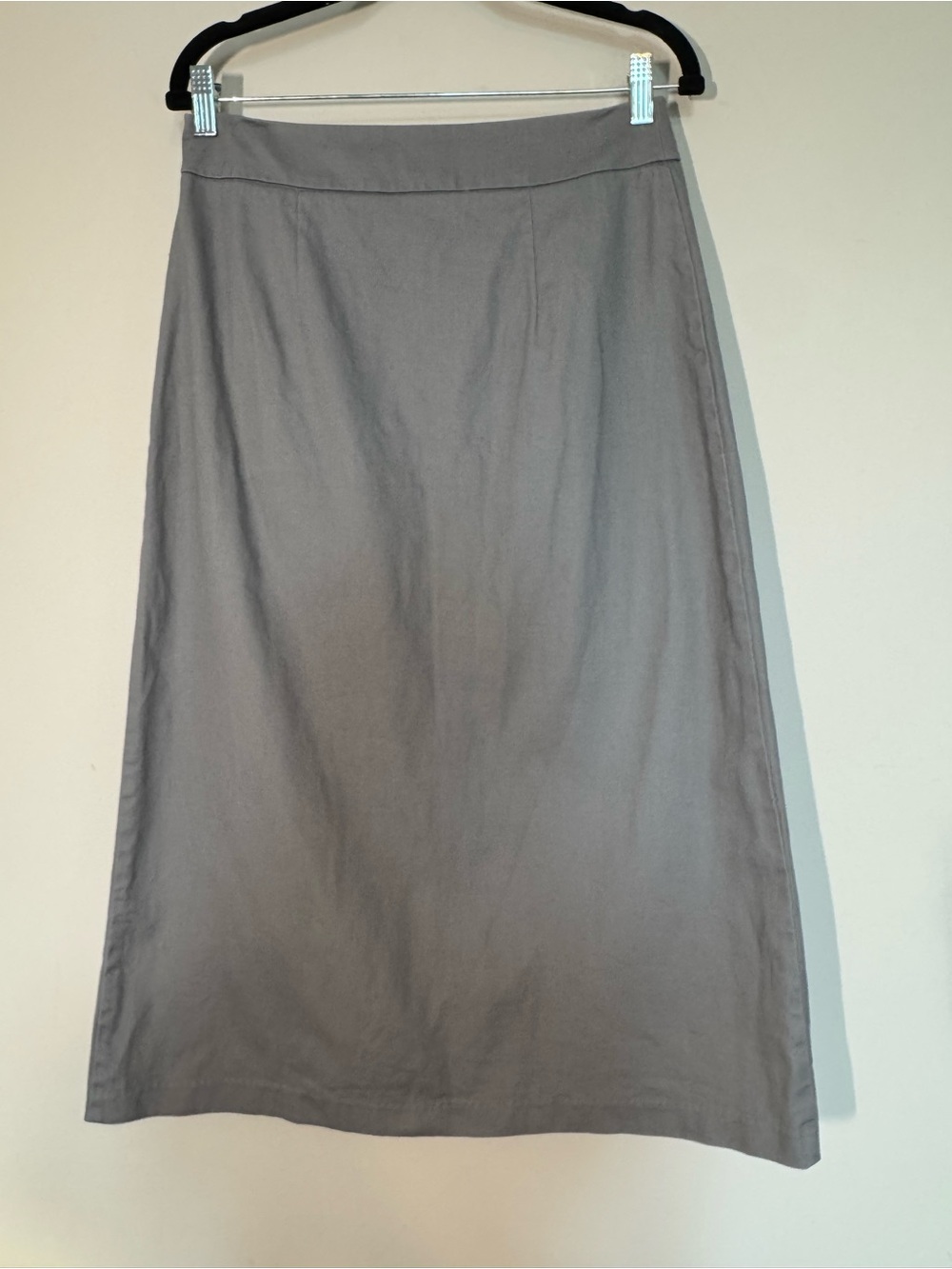Mare Mare x Anthropologie Gray Button Front Utility Midi Skirt Size M - Picture 9 of 11
